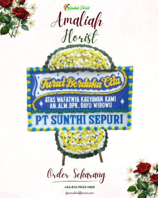 Papan Bunga Duka di Koto Dian